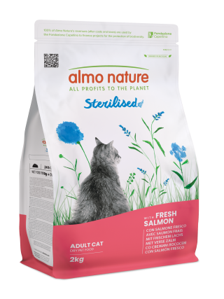 AN Functional Cat Sterilised - Salmon Dry 2 kg 3stk